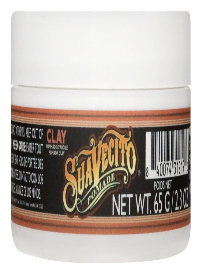 Suavecito Pomade Firme Clay - Strong Hold Hair Clay For Men - Low Shine Matte For Natural Texture Hairstyles (2.3 Ounce) (Pack of 1) - Image 1